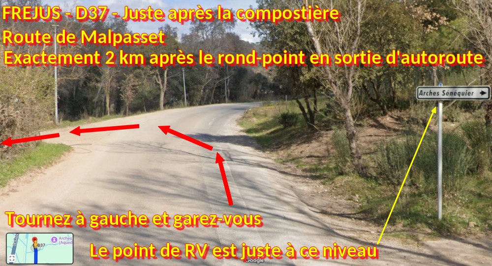 Acces FREJUS D37 Compostiere 3 Point RV a gauche