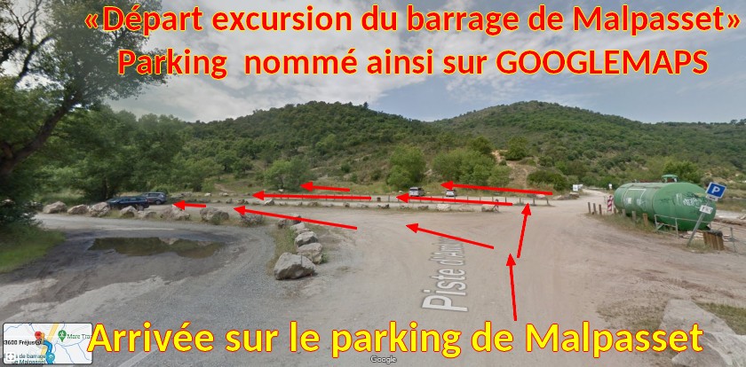 Acces Frejus Parking Malpasset 3 Arrivee parking bus