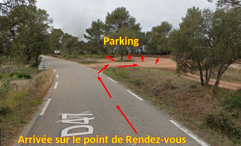 Acces Le MUY D47 4 Prendre a droite le parking