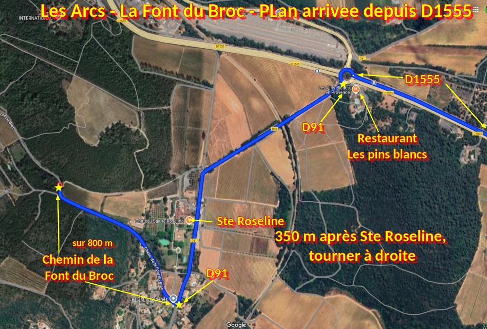 Acces Les Arcs Font du Broc 3 Fin du trajet