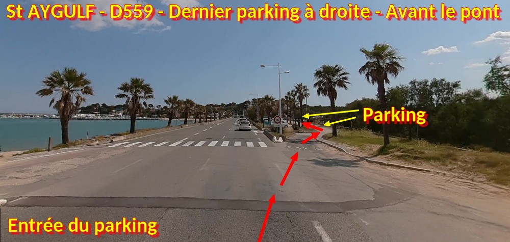 Acces St AYGULF Dernier Parking 3 Entree parking