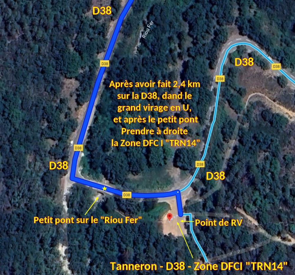 Acces TANNERON D38 TRN14 3 Dans virage en U a droite
