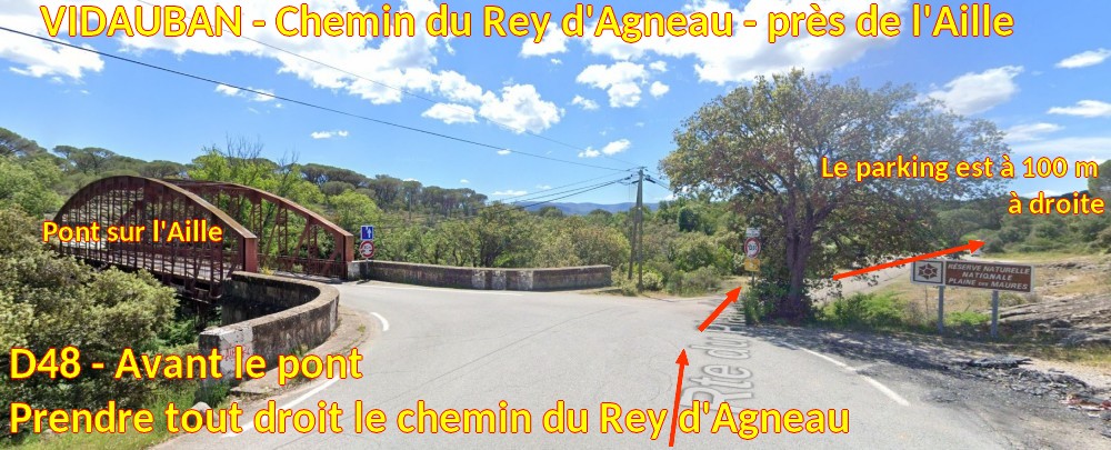 Acces VIDAUBAN ch Rey d Agneau 6 Arrivee sur ch Ray d Agneau