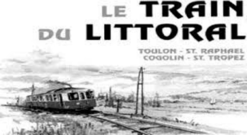 St AYGULF Train des Pignes Affiche d epoque